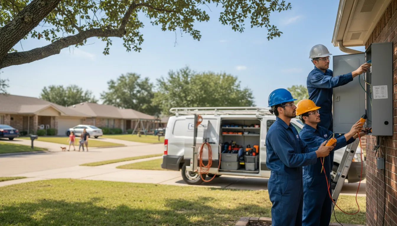 Certified electrician providing emergency electrical services in Dudley, NC